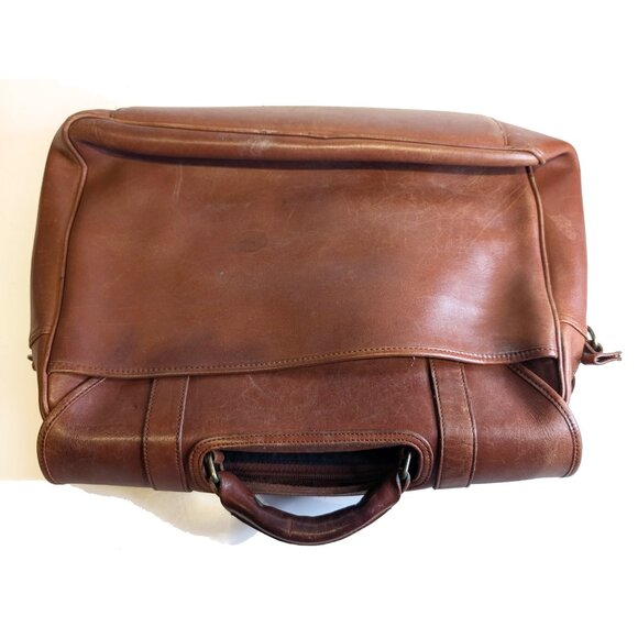 Gorgeous Leather Briefcase Messenger Bag missing strap - Picture 5 of 5